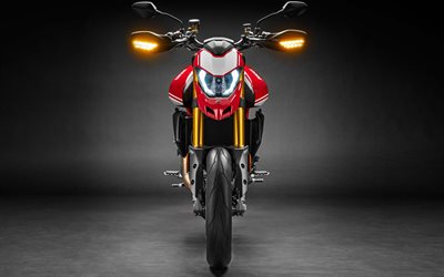 4k, A Ducati Hypermotard 950 SP, vista frontal, 2019 motos, sbk, italiano de motos, Ducati