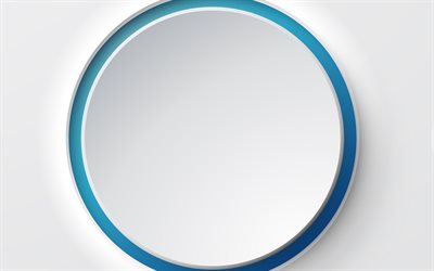 sfondo grigio con blu, cerchio, cerchio di sfondo, le linee blu cerchio di sfondo, creativo, cerchi in background