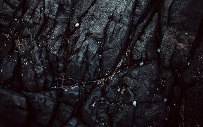 textura de pedra preta, fundo de pedra preta, textura de pedra