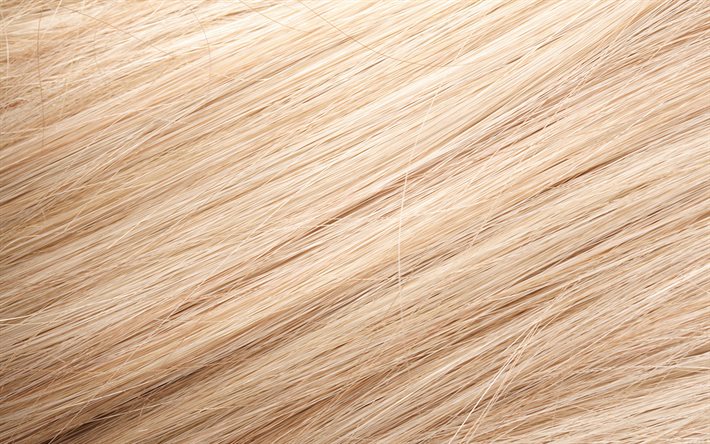 sfondo di capelli biondi, 4k, macro, trame di capelli, capelli biondi, sfondo con i capelli