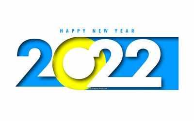 Feliz Ano Novo 2022 Palau, fundo branco, Palau 2022, Palau 2022 Ano Novo, 2022 conceitos, Palau, Bandeira de Palau