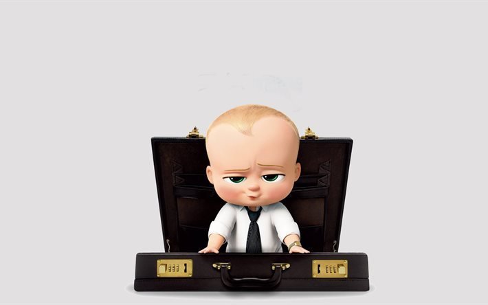 The Boss Baby, 2017, main character, 4k
