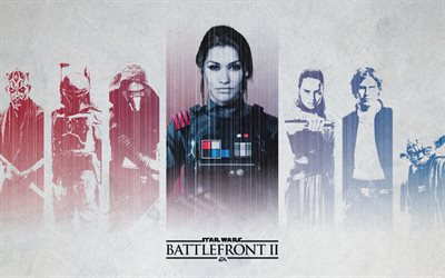 Star Wars Battlefront II, poster, 2018 giochi, Star Wars Battlefront 2