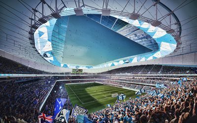 Allianz Stadium, Sydney FC stadium, soccer, football stadium, Sydney Football Stadium, fans on stadium, Australia