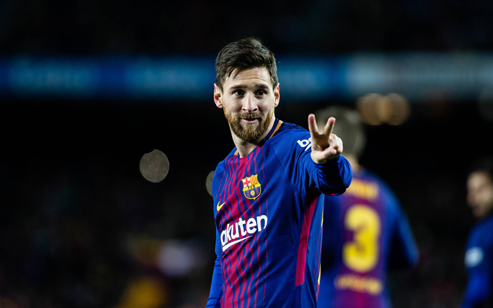 Messi, meta, Barcelona, partida, La Liga, Espanha, Barca, Lionel Messi, O FC Barcelona, estrelas do futebol, Leo Messi