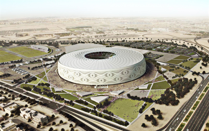 Al Thumama Stadium, Qatari football stadium, new stadiums, project, Doha, Al Thumama, Qatar, 2022 FIFA World Cup