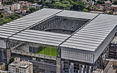 Arena da Baixada, Brasileiro estádio de futebol, Athletico Paranaense estádio, Arena Joaquim Américo Guimarães, exterior, Curitiba, Brasil, Serie A, futebol