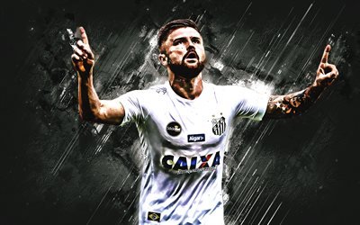 Eduardo Sasha, black stone, Santos FC, brazilian footballers, soccer, Sasha, Brazilian Serie A, football, grunge, Brazil