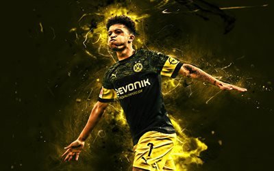 Jadon Sancho, BVB, Borussia Dortmund FC, joy, english footballers, Germany, Sancho, soccer, Bundesliga, Jadon Malik Sancho