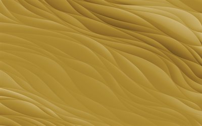 textura de gesso de ondas de ouro, fundo de ondas de ouro, textura de gesso, textura de ondas, textura de ondas de ouro