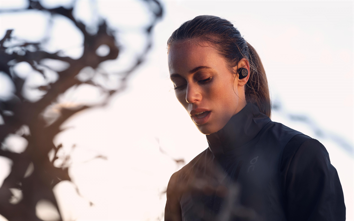 أولوفسن بيبلاي E8 سبورت, سماعات حديثة, سماعات الأذن الرياضية اللاسلكية الحقيقية, تقنية