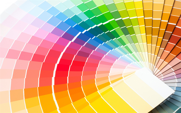 diff&#233;rentes couleurs, le choix des concepts, de la palette de couleurs, l&#39;&#233;chelle de couleurs, de toutes les couleurs