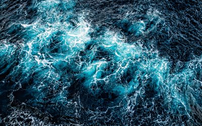 fondo de agua, las olas, el oc&#233;ano, la textura de agua, oc&#233;ano aero de vista, ahorro de agua, tormenta