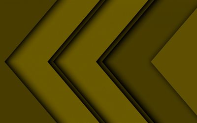 gula pilar, konstverk, kreativa, sammanfattning pilar, gul material design, geometriska former, pilar, geometri, gul bakgrund, m&#246;rka pilarna