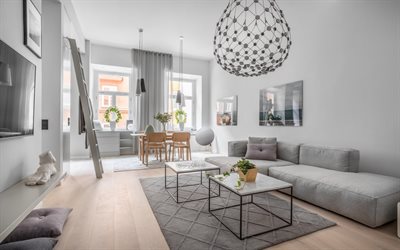 gray room, dining room, living room, gray furniture, modern interiors, modern design