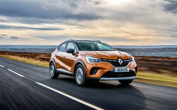 Renault Captur Iconic, 4k, road, 2020 cars, crossovers, UK-spec, 2020 Renault Captur, french cars, Renault