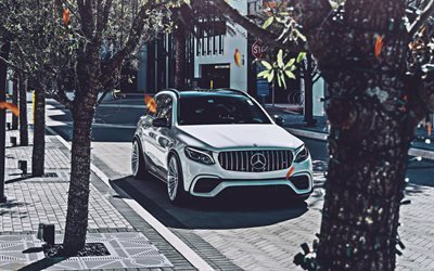 Mercedes-AMG GLE 63 S, 4k, STADSJEEPar, 2021 bilar, lyxbilar, gata, 2021 Mercedes-Benz GLE-klass, tyska bilar, Mercedes