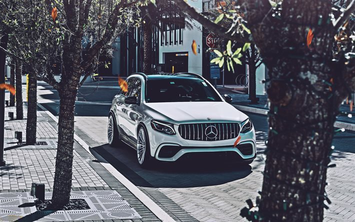 Mercedes-AMG GLE 63 S, 4k, maastoautot, 2021 autot, luksusautot, katu, 2021 Mercedes-Benz GLE-sarja, saksalaiset autot, Mercedes
