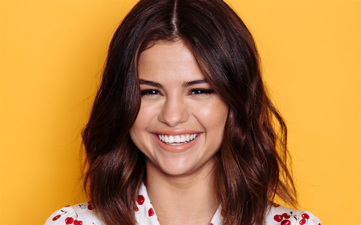 Selena Gomez, smile, portrait, american singer, photoshoot, fashion model