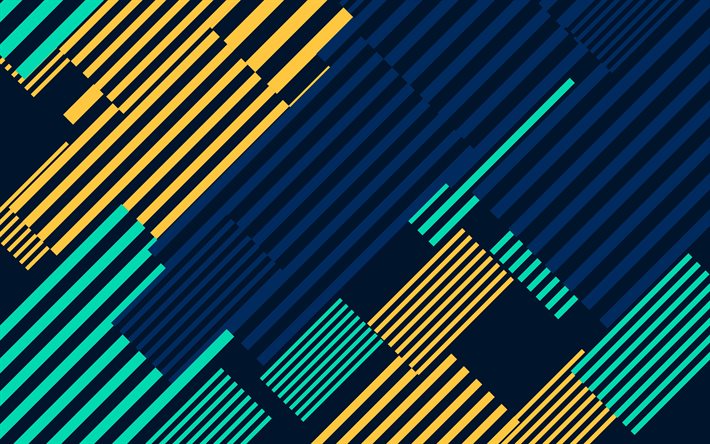 colorful diagonal lines, 4k, material design, creative, linear patterns, geometric shapes, abstract backgrounds