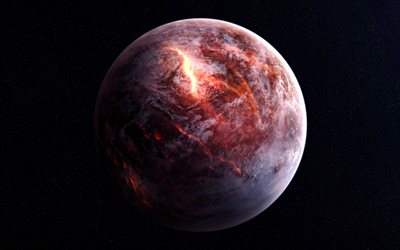 mars, planète rouge, art 3d, illustration, galaxie, de la nasa, nébuleuse, sci-fi, des planètes