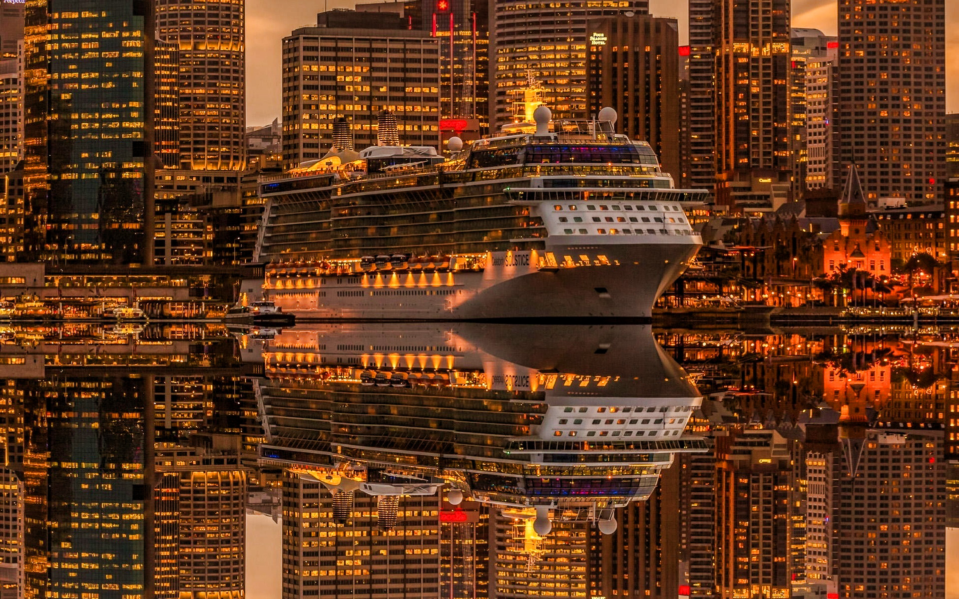 Celebrity Solstice, cruise ships, skyline cityscapes, australian cities, Sydney, Australia