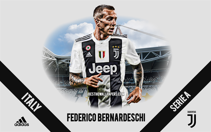 Federico Bernardeschi, la Juventus FC, le joueur de football italien, la Juve, l&#39;attaquant, Allianz Stadium, Serie A, Italie, football, Bernardeschi