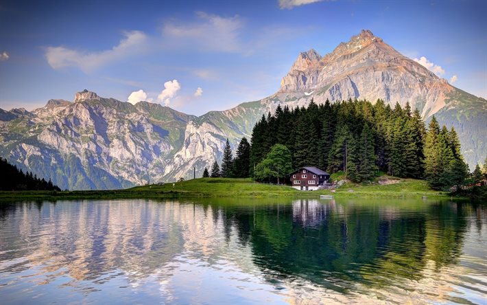 Download Wallpapers 4k Switzerland Summer Beautiful Nature