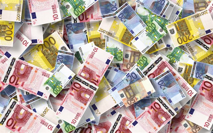 お金の背景, ユーロ, 金融の背景, 通貨の概念, 背景にユーロ, 欧州連合金, 銀行券