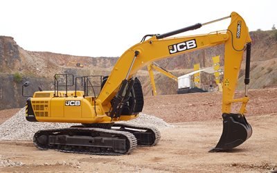 JCB JS 300 LC, dumper, excavator, quarry, special machinery, JCB