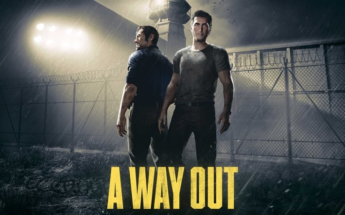A Way Out, 4k, 2017 games, poster, action