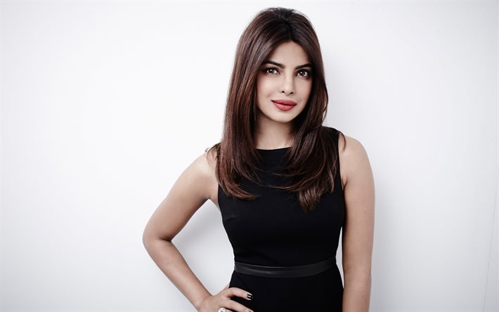 Priyanka Chopra, 4k, portre, Hint aktris, G&#252;zel kadın