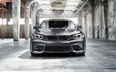 BMW M2 M Performance Parts Concepto, vista de frente, 2018 coches, tuning, M2, coches alemanes, BMW