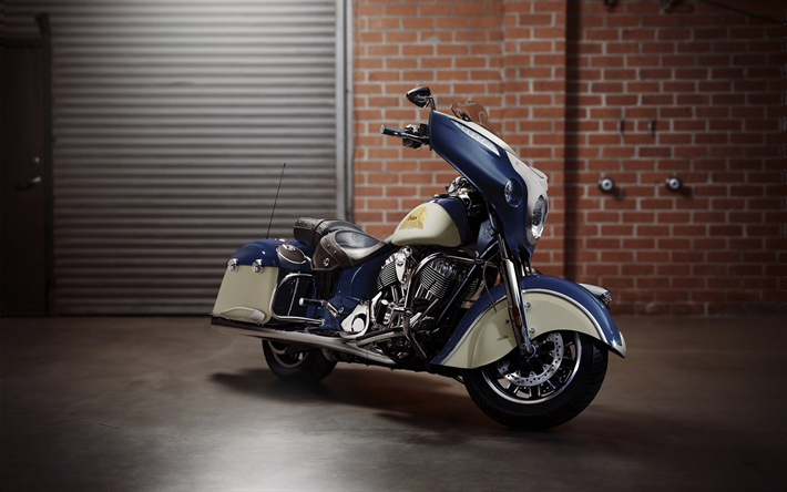 Indian Chieftain, cruiser, new blue Chieftain, american motorcycles, Indian Motorcycle