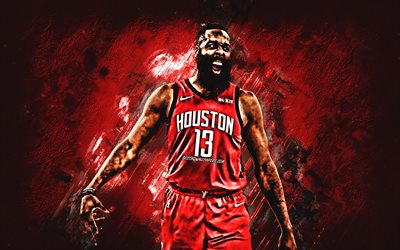 James Harden, Houston Rockets, portrait, American basketball player, NBA, basketball, USA