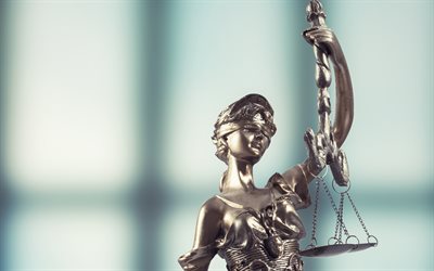 Lady Justice, Statue of Justice, lawyers concepts, justice concepts, Statuette of Justice