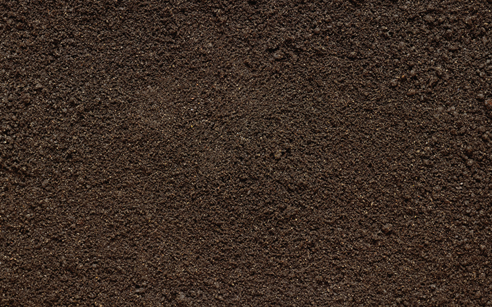 brun jordart, makro, brun jord bakgrund, marktexturer, jord m&#246;nster, jord, brun bakgrund