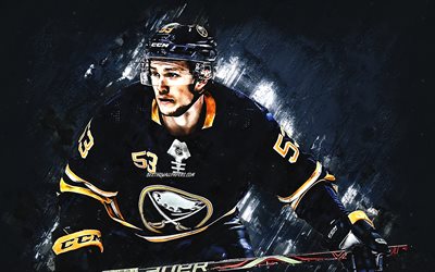 Jeff Skinner, Buffalo Sabres, Kanadalı hokey oyuncusu, portre, NHL, ABD, hokey