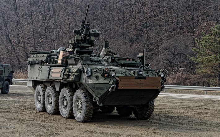 m1131 stryker, feuer-support-fahrzeug, gepanzertes fahrzeug, fsv, us army, usa
