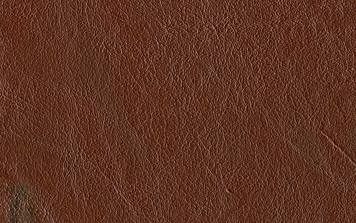 4k, en cuir brun de fond, macro, en cuir de motifs, de textures de cuir, de cuir brun texture, brun origines, de cuir, de milieux