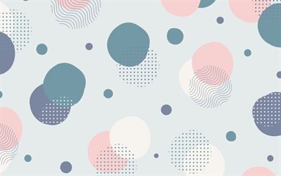 circles retro background, circles abstraction background, retro gray background, abstraction, circles background