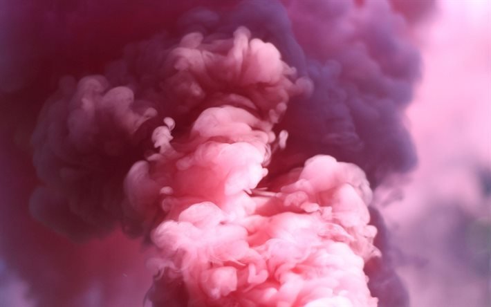 ピンク煙, 柱煙, ピンクの背景煙, 煙, 創造的背景