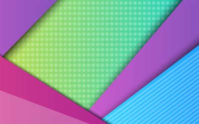 multicolored abstraction, material design, geometry, lines, android