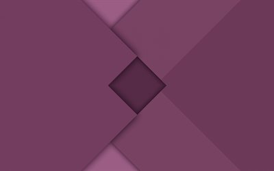 紫色の抽象化, 幾何学, 紫色のライン, 創造, android