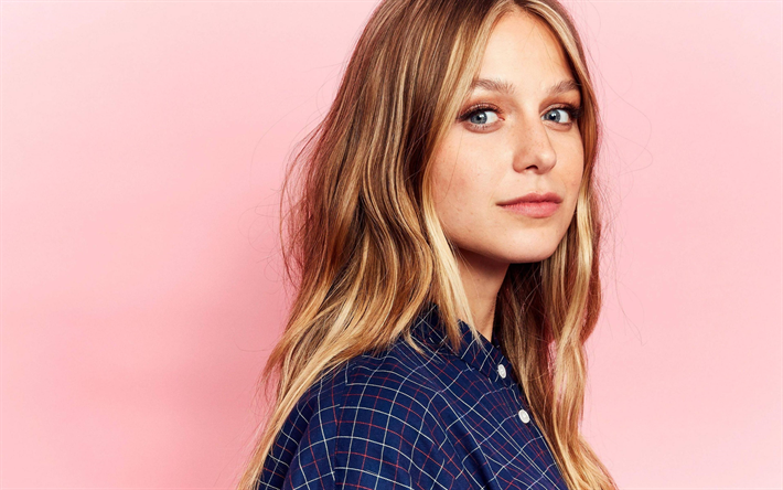 Melissa Benoist, 4k, portr&#228;tt, amerikansk sk&#229;despelare, sk&#246;nhet, Hollywood