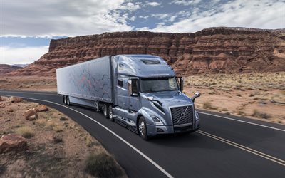 Volvo VNL series, 2017, new trucks, cargo transportation concepts, delivery of goods, Volvo