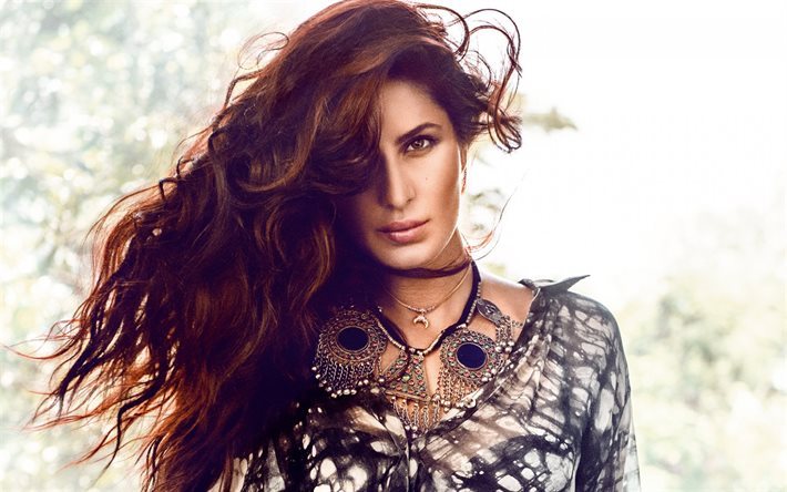 katrina kaif, Indian actress, portrait, makeup, bollywood