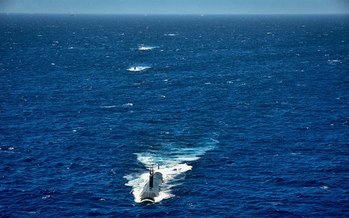 يو اس اس شايان, SSN-773, 4k, أمريكا غواصة هجومية, بحرية الولايات المتحدة, الجيش الأمريكي, الغواصات, البحرية الأمريكية, لوس أنجلوس-class, يو اس اس شايان SSN-773
