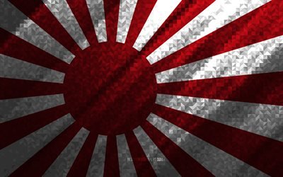 大日本帝国の旗, 色とりどりの抽象化, 大日本帝国モザイク旗, インド, モザイクアート, 大日本帝国