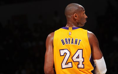 Kobe Bryant, Los Angeles Lakers, basketball, 4k, NBA, American basketball player, USA